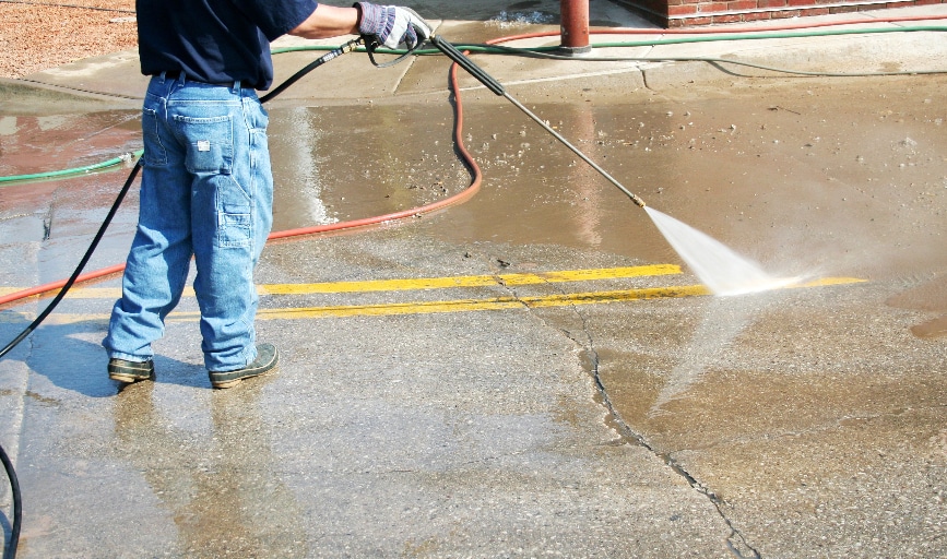 Parking Lot Cleaning